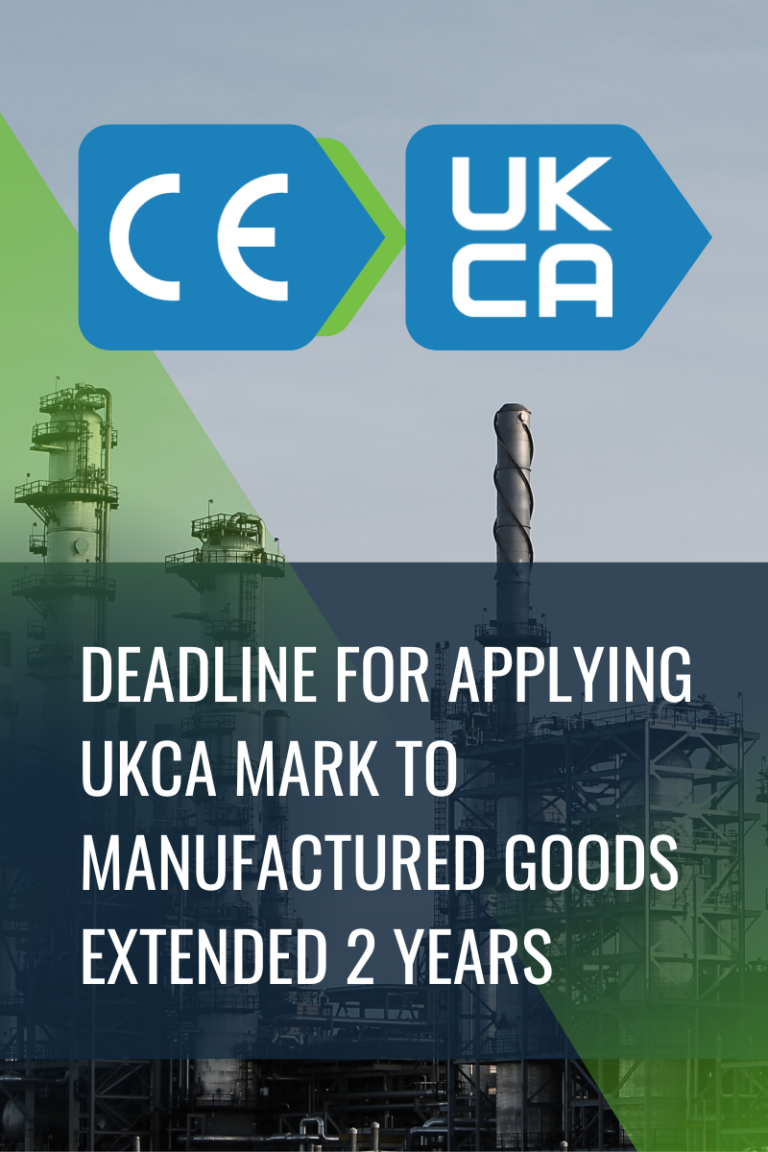 UKCA Mark Deadline Extended 2 Yrs Environmental Compliance GreenSoft   UKCA Mark Blog Graphic 768x1152 