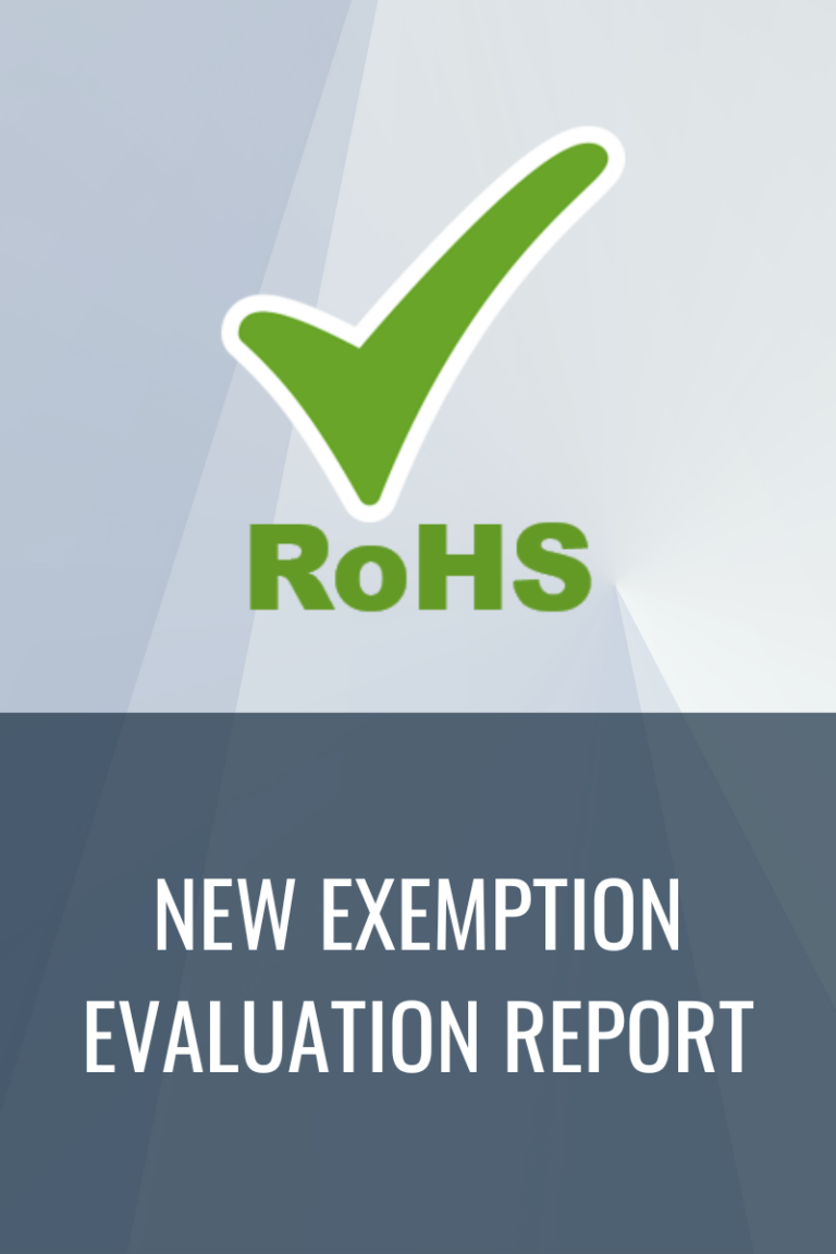 EU RoHS Pack23 Exemption Recs Published GreenSoft Technology